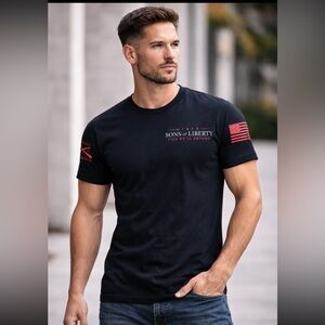 Grunt Style Sons of Liberty Graphic Tee Black — Size S